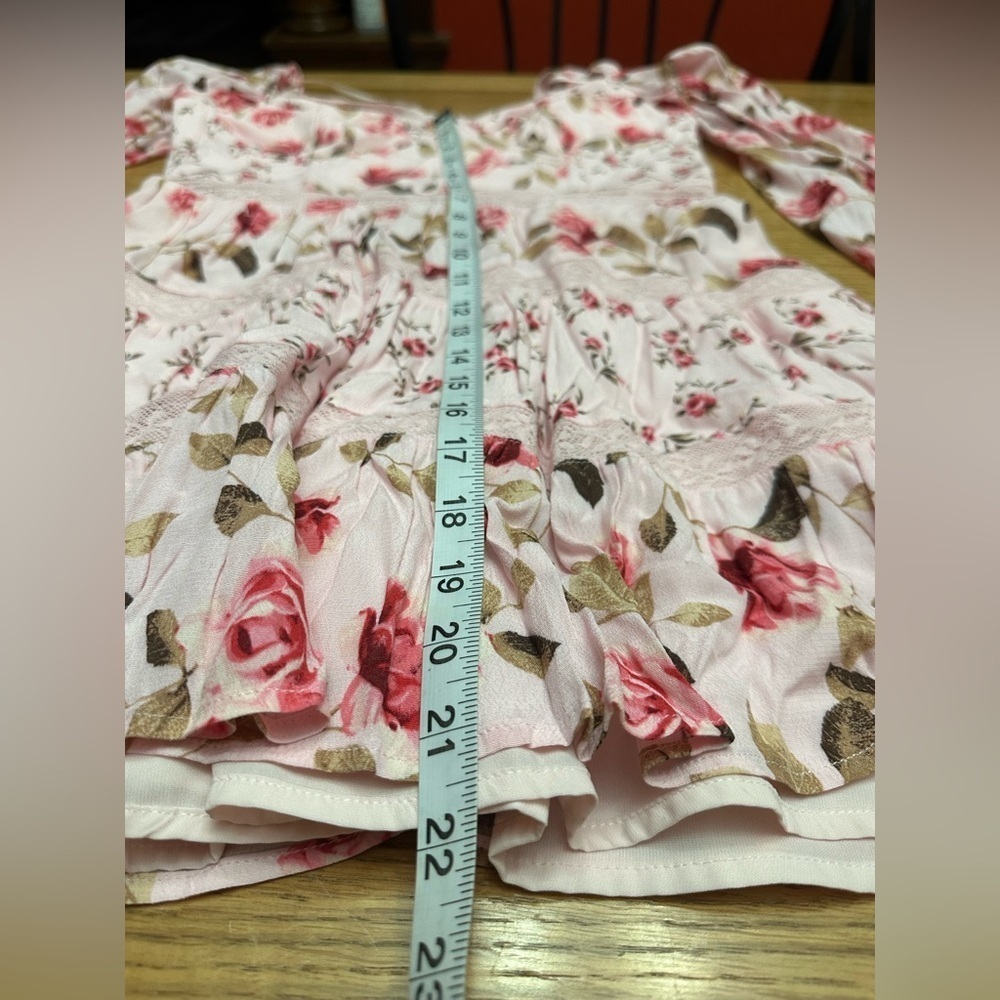 Altar’d State NWOT Kate Mini Floral dress corset underwire top sz Large, 16” p2p - Picture 11 of 11